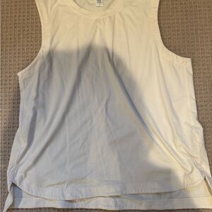 Women's Cream Sleeveless Top